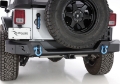 Picture of Rampage 07-18 Jeep Wrangler JK Incl- Unlimited Trailguard Rear Bumper - Black