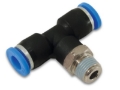 Picture of Vibrant Male Tee 1-Touch Fitting for 5-32in OD Tube 1-8in NPT
