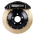 Picture of StopTech Porsche 911 05-10 Carrera Front BBK ST-60 Caliper Black - 2pc Zinc Slotted 355x35mm Rotor