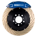 Picture of StopTech 98-10 Volkswagen Beetle Front BBK ST-40 Caliper Blue - 2pc Zinc Drilled 328x28mm Rotor