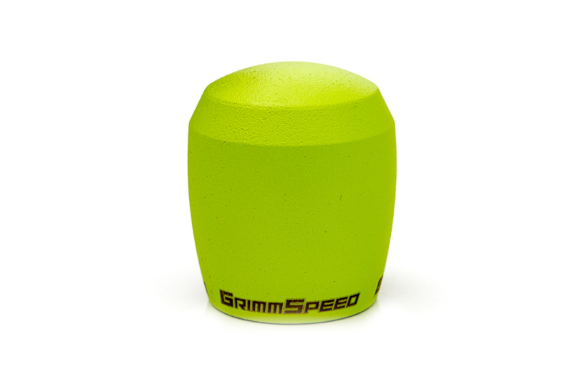 Picture of GrimmSpeed Stubby Shift Knob Stainless Steel - Subaru 5 and 6 Speed Manual Transmission - Neon Green