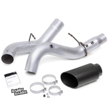 Picture of Banks Power 20-21 Chevy-GMC 2500-3500 6-6L Monster Exhaust System - Black Tip