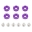 Picture of Mishimoto Large Fender Washer Kit 6pcs - Purple