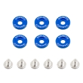 Picture of Mishimoto Small Fender Washer Kit 6pcs - Blue