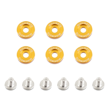 Picture of Mishimoto Small Fender Washer Kit 6pcs - Gold