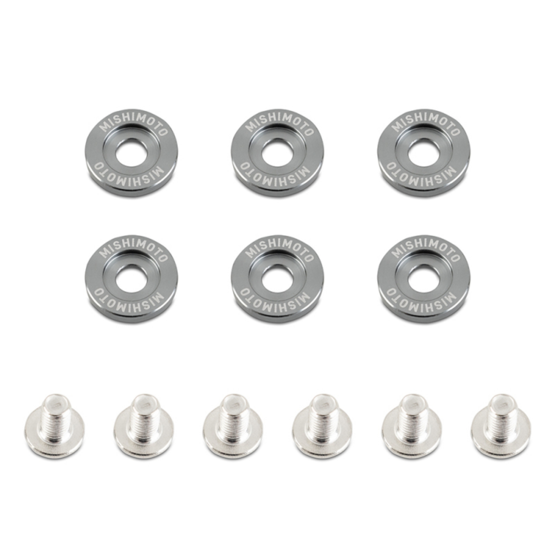 Picture of Mishimoto Small Fender Washer Kit 6pcs - Gunmetal