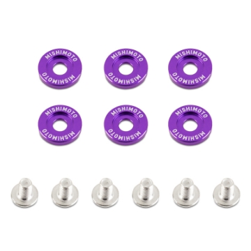 Picture of Mishimoto Small Fender Washer Kit 6pcs - Purple