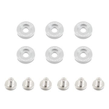Picture of Mishimoto Small Fender Washer Kit 6pcs - Silver