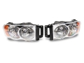 Picture of Raxiom 02-05 Dodge RAM 1500 Axial Series OEM Style Rep Headlights- Chrome Housing Clear Lens