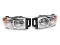 Picture of Raxiom 02-05 Dodge RAM 1500 Axial Series OEM Style Rep Headlights- Chrome Housing Clear Lens