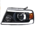 Picture of Raxiom 04-08 Ford F-150 Axial Series LED Projector Headlights- Blk Housing Clear Lens