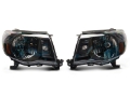 Picture of Raxiom 05-11 Toyota Tacoma Axial Series OE Replacement Headlights- Blk Housing Clear Lens