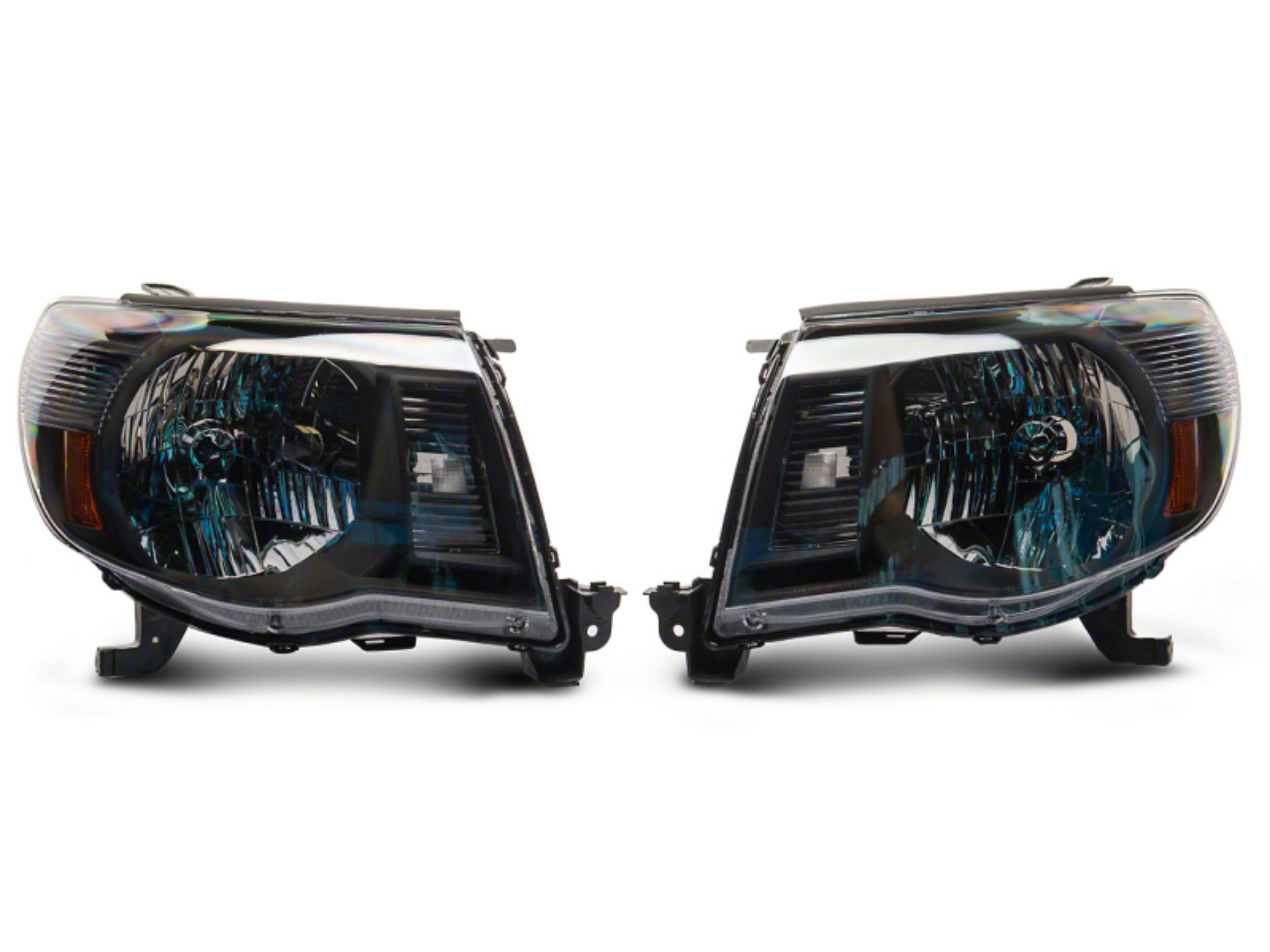 Picture of Raxiom 05-11 Toyota Tacoma Axial Series OE Replacement Headlights- Blk Housing Clear Lens