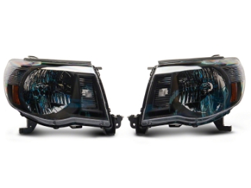 Picture of Raxiom 05-11 Toyota Tacoma Axial Series OE Replacement Headlights- Blk Housing Clear Lens