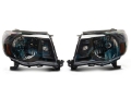 Picture of Raxiom 05-11 Toyota Tacoma Axial Series OE Replacement Headlights- Blk Housing Clear Lens