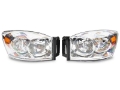 Picture of Raxiom 06-08 Dodge RAM 1500 Axial Series OEM Style Rep Headlights- Chrome Housing Clear Lens