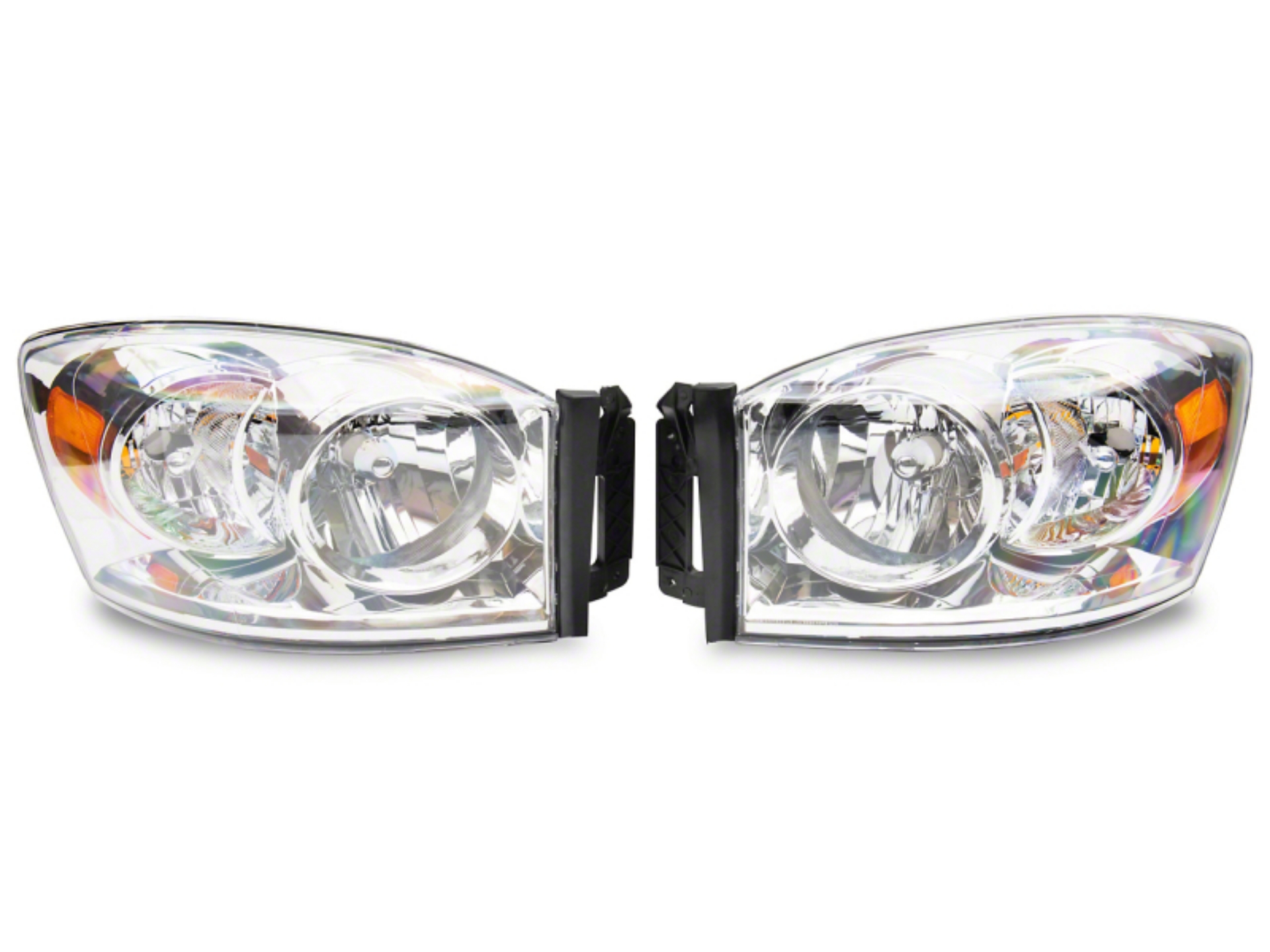 Picture of Raxiom 06-08 Dodge RAM 1500 Axial Series OEM Style Rep Headlights- Chrome Housing Clear Lens