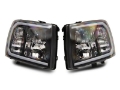 Picture of Raxiom 07-13 Chevrolet Silverado 1500 Axial Series Headlights w- LED Bar- Blk Housing Clear Lens