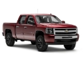 Picture of Raxiom 07-13 Chevrolet Silverado 1500 Axial Series Headlights w- LED Bar- Blk Housing Clear Lens