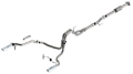 Picture of Borla F-150 2021 2-7L-3-5L 2-4wd 4dr CC SB EC STB Lari-King R-Plinum-LTD 3-2-25 Cat-Back AK CHR Tips