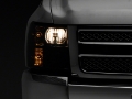 Picture of Raxiom 07-14 Chevrolet Silverado 1500 HD Axial OEM RepHeadlights- Chrome Housing- Smoked Lens