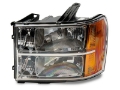 Picture of Raxiom 07-14 GMC Sierra 1500-2500 HD-3500 HD Axial OEM Rep Headlights- Chrome Housing Clear Lens