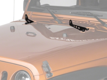 Picture of Raxiom 07-18 Jeep Wrangler JK 24-In Light Bar Hood Mounting Brackets