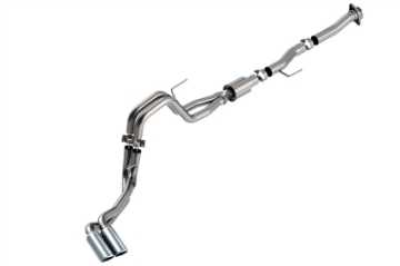 Picture of Borla F-150 2021 5-0L 2dr RC SB 122-8 WB XL-XLT 3-2-25 DSE Cat-Back ATAK Chrome Tips