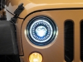 Picture of Raxiom 07-18 Jeep Wrangler JK Axial Series 7-In Dragon Eye LED Headlights- Blk Housing Clear Lens