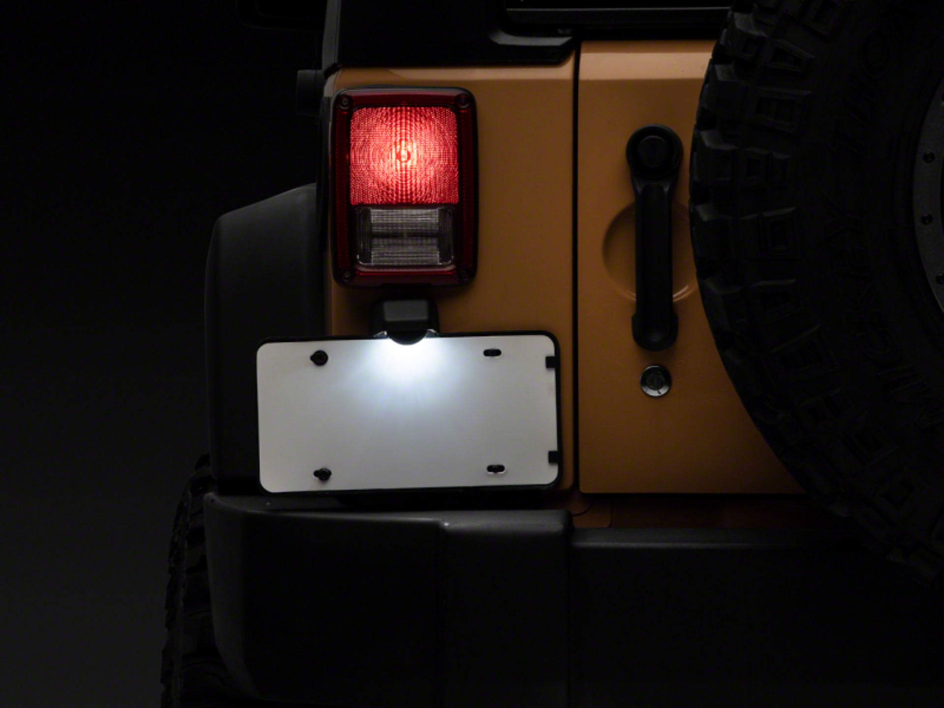 Picture of Raxiom 07-18 Jeep Wrangler JK Axial Series LED License Plate Conversion