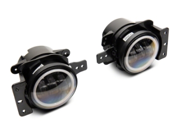 Picture of Raxiom 07-23 Jeep Wrangler JK & JL 20-23 Jeep Gladiator JT Axial Series LED Fog Lights w- Halo