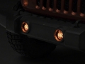 Picture of Raxiom 07-23 Jeep Wrangler JK & JL Axial Series Tri-Bar LED Fog Lights- Amber