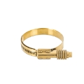 Picture of Mishimoto Constant Tension Worm Gear Clamp 3-27in--4-13in- 83mm-105mm - Gold