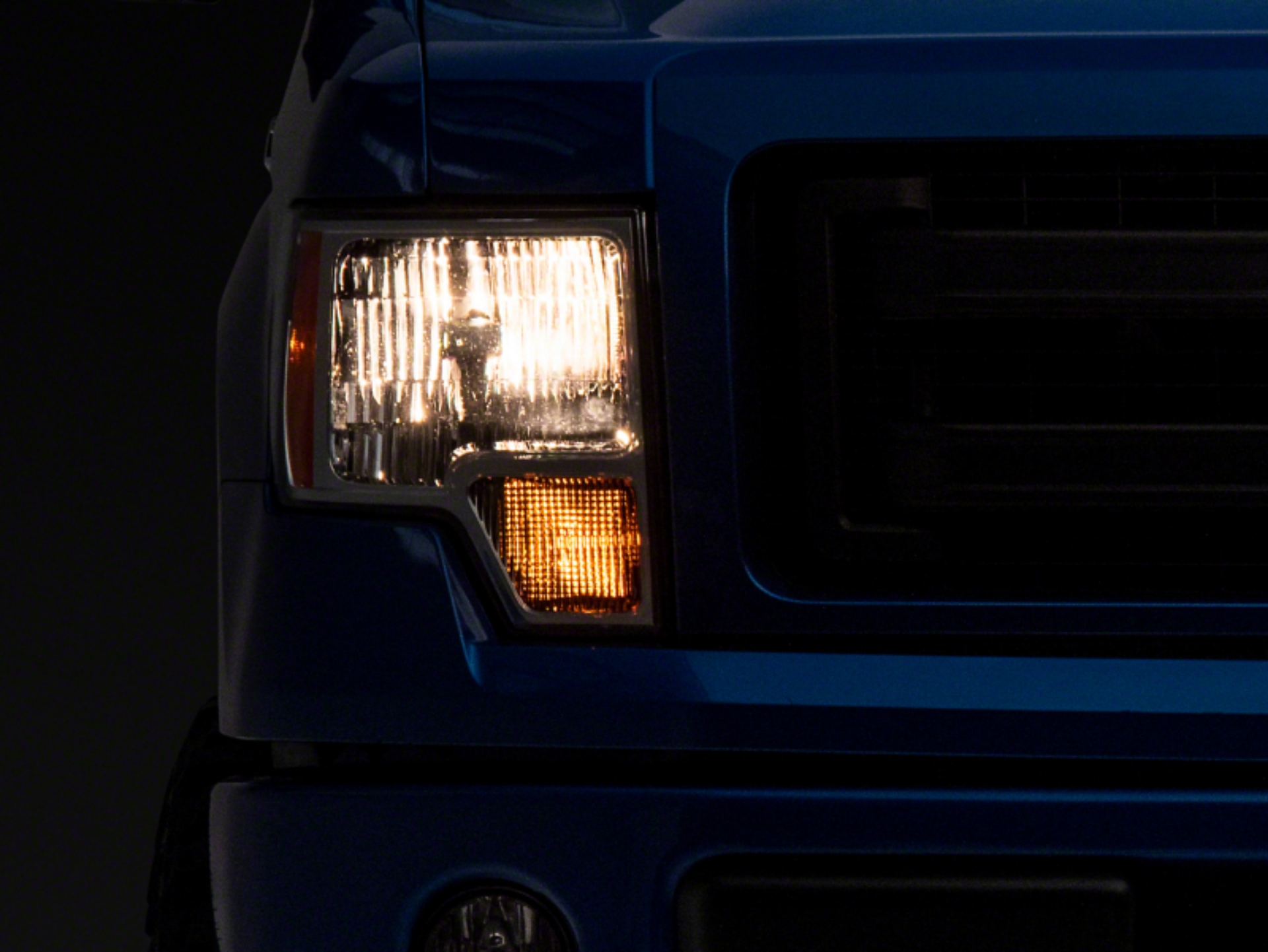 Picture of Raxiom 09-14 Ford F-150 Axial OEM Style Rep Headlights- Chrome Housing Clear Lens