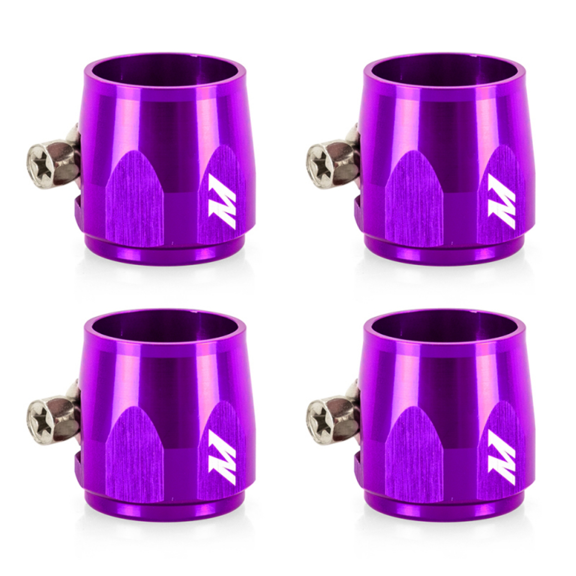 Picture of Mishimoto Aluminum -8AN Hex Finishers - Purple