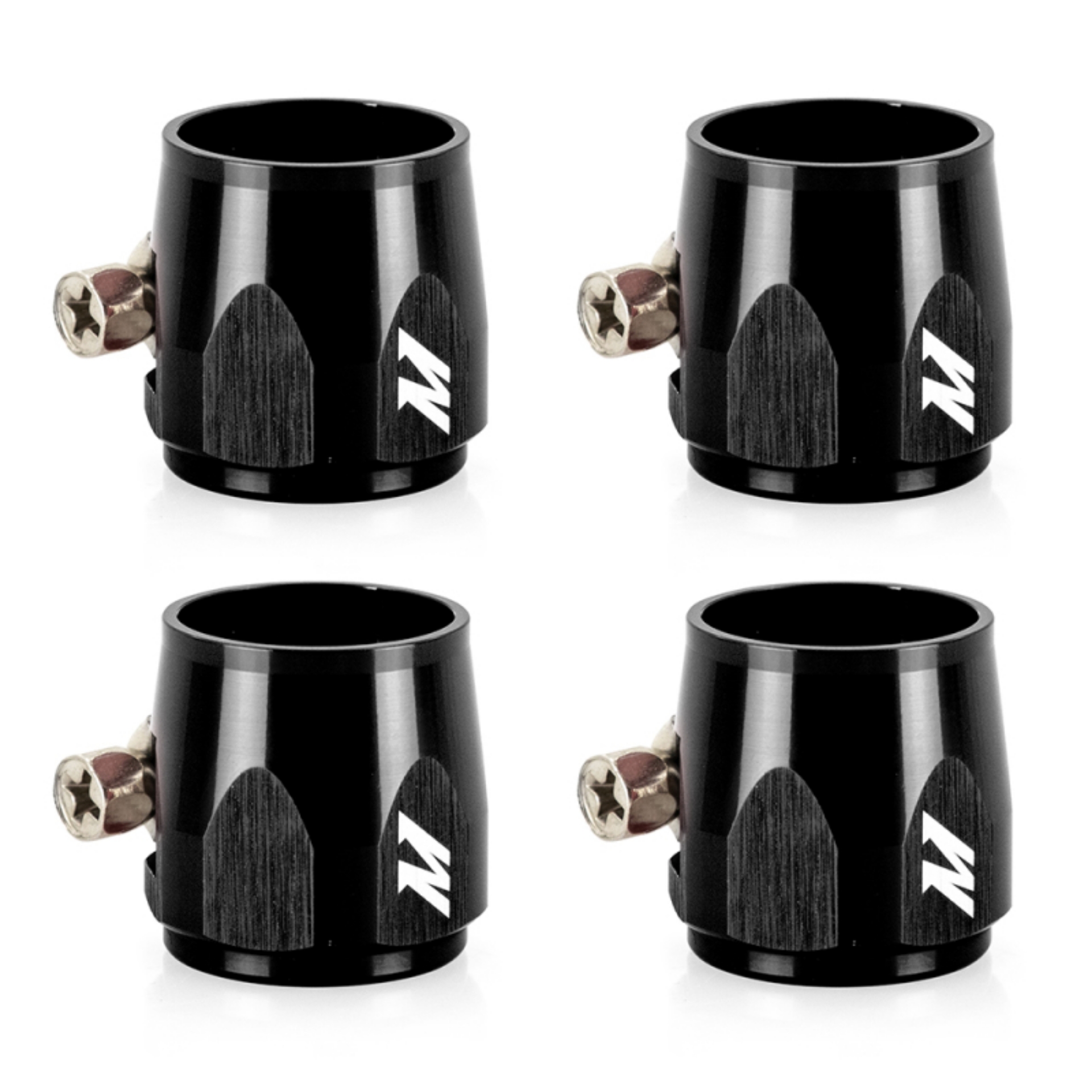 Picture of Mishimoto Aluminum -10AN Hex Finishers - Black