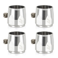 Picture of Mishimoto Aluminum -10AN Hex Finishers - Silver