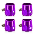 Picture of Mishimoto Aluminum -10AN Hex Finishers - Purple