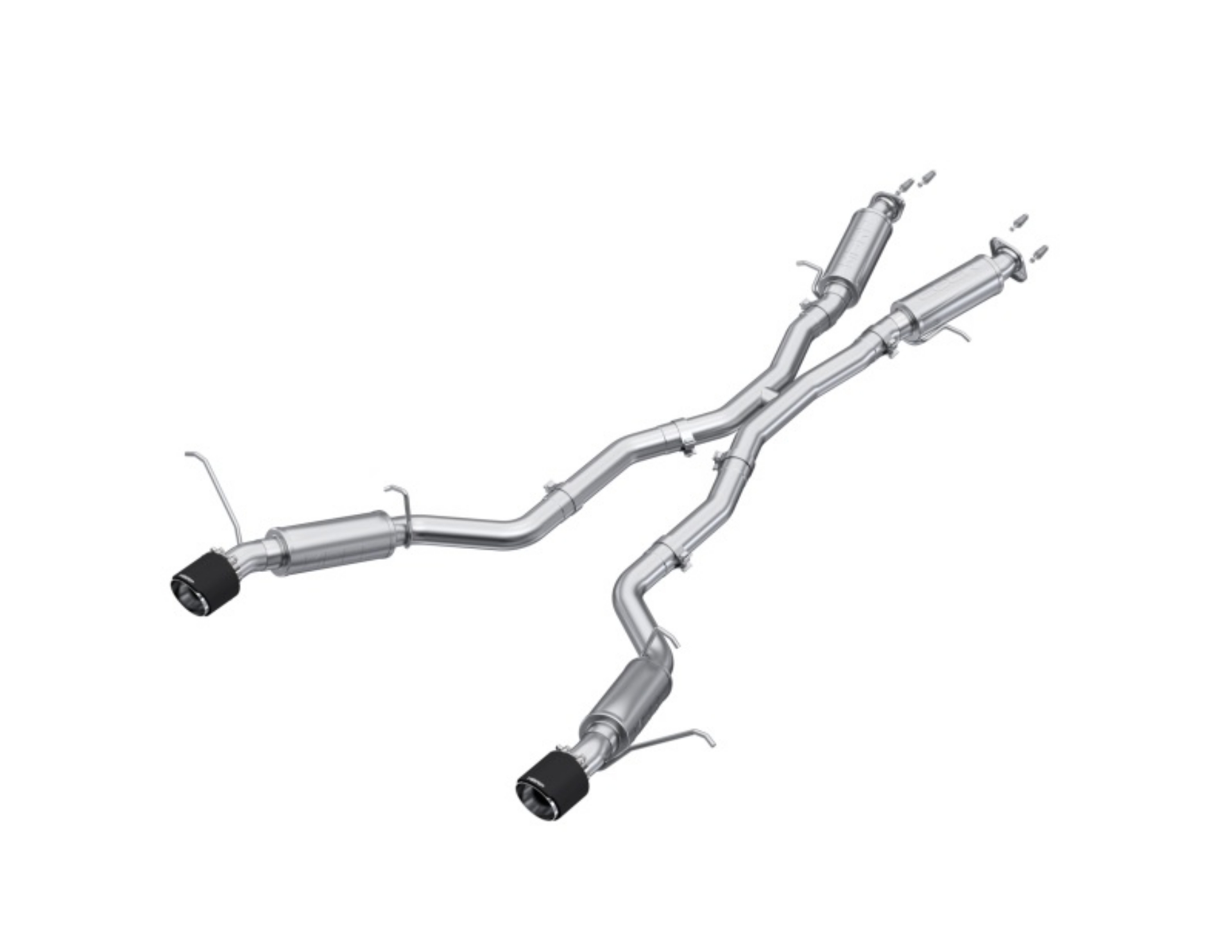 Picture of MBRP 2012+ Jeep Grand Cherokee SRT 6-4L 3in Dual Rear Exit T304SS Catback Exhaust - CF Tips