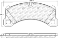 Picture of StopTech Porsche 11-18 Cayenne - 15-19 Macan - 17-20 Panamera Street Select Front Brake Pads