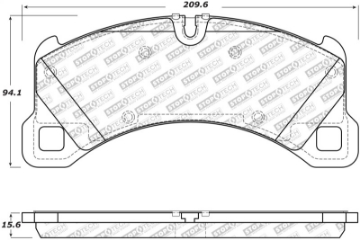 Picture of StopTech Porsche 11-18 Cayenne - 15-19 Macan - 17-20 Panamera Street Select Front Brake Pads