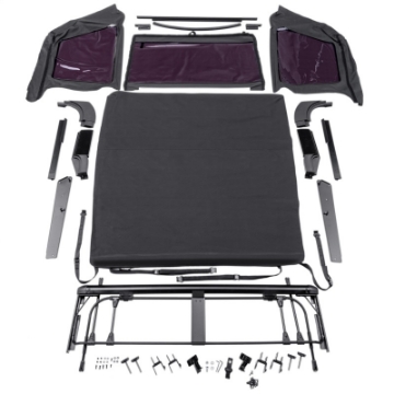 Picture of Rugged Ridge 97-06 Wrangler TJ Voyager Soft Top 2DR - Black Diamond
