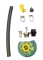 Picture of DeatschWerks DW650iL Series 650LPH In-Line External Fuel Pump Universal Install Kit