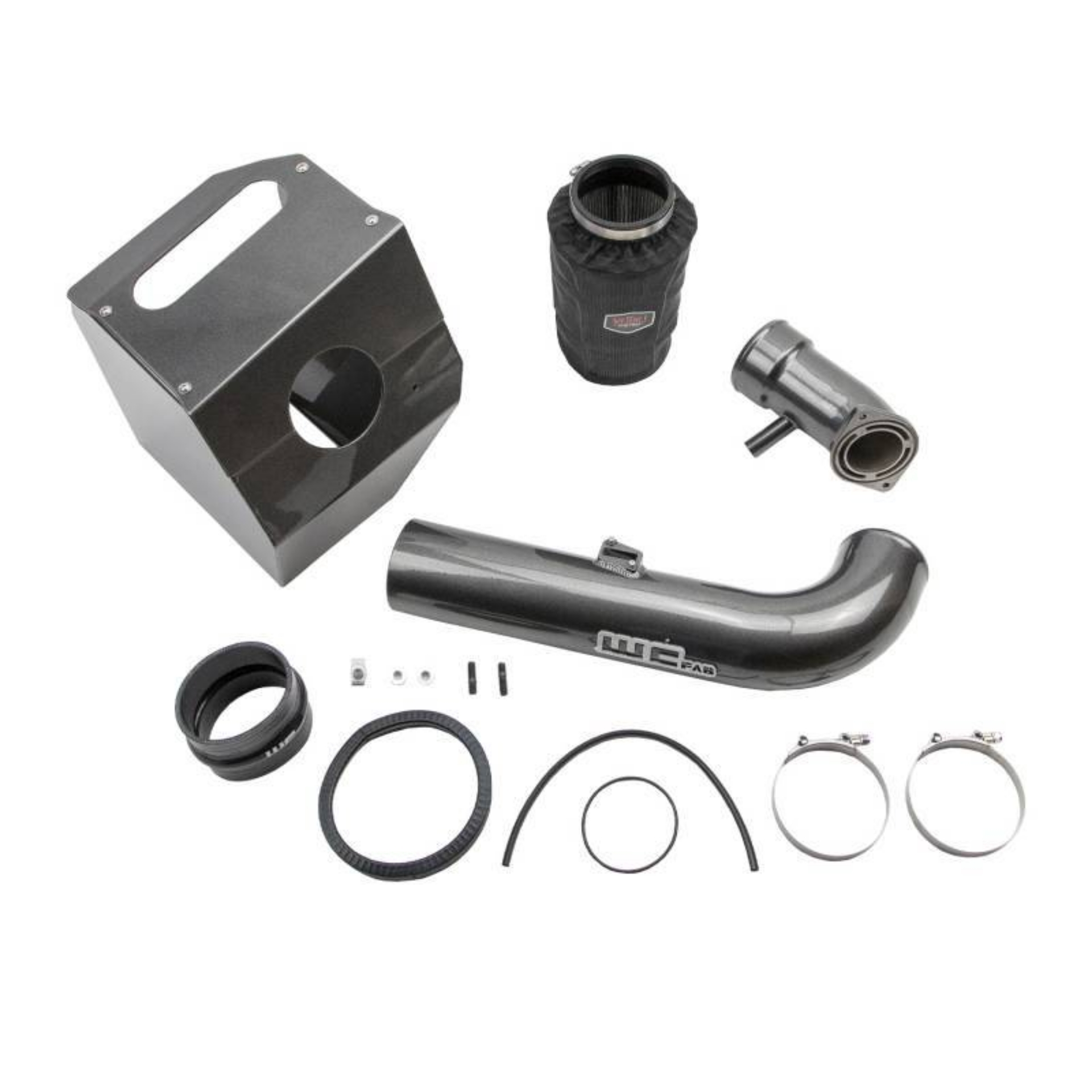 Picture of Wehrli 17-19 Chevrolet 6-6L L5P 4in Intake Kit Stage 2 - Gloss Black