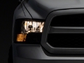 Picture of Raxiom 09-18 Dodge RAM 1500 Axial OEM Rep Headlights w- Dual Bulb- Chrome Housing Smoked Lens 