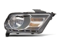 Picture of Raxiom 10-12 Ford Mustang Axial Series OEM Style Rep Headlights- Chrome Housing Clear Lens