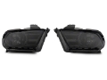 Picture of Raxiom 10-12 Ford Mustang Axial Series OEM Style Rep Headlights- Chrome Housing- Smoked Lens