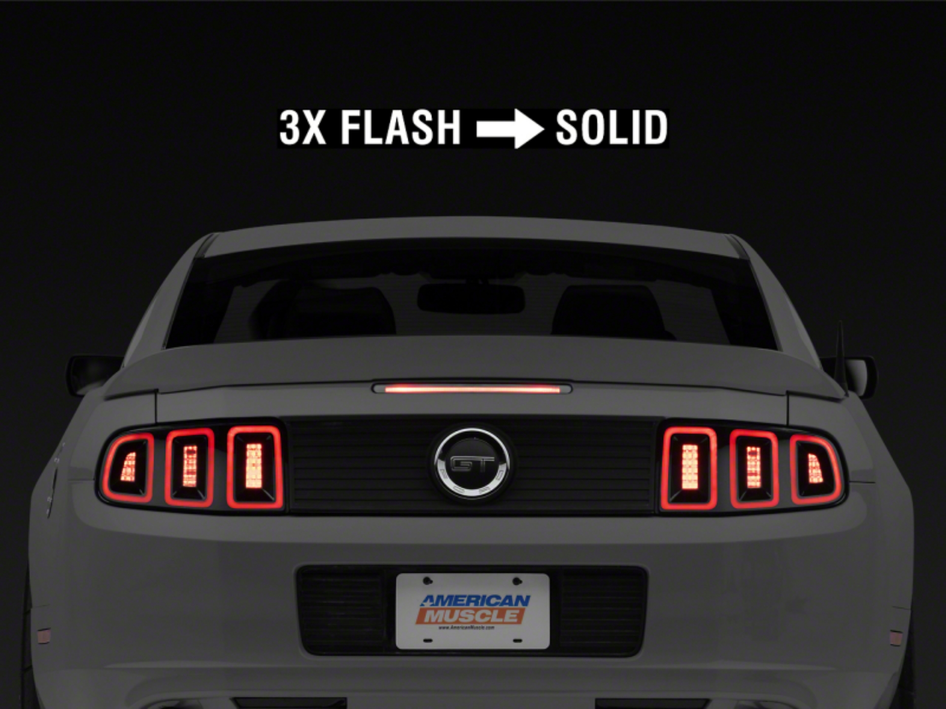 Picture of Raxiom 10-14 Ford Mustang Formula LED Third Brake Light- Light Smoked