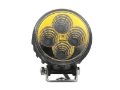 Picture of Raxiom Axial 3-In 4-LED Yellow Beam Round Light Flood Beam Universal Some Adaptation Required