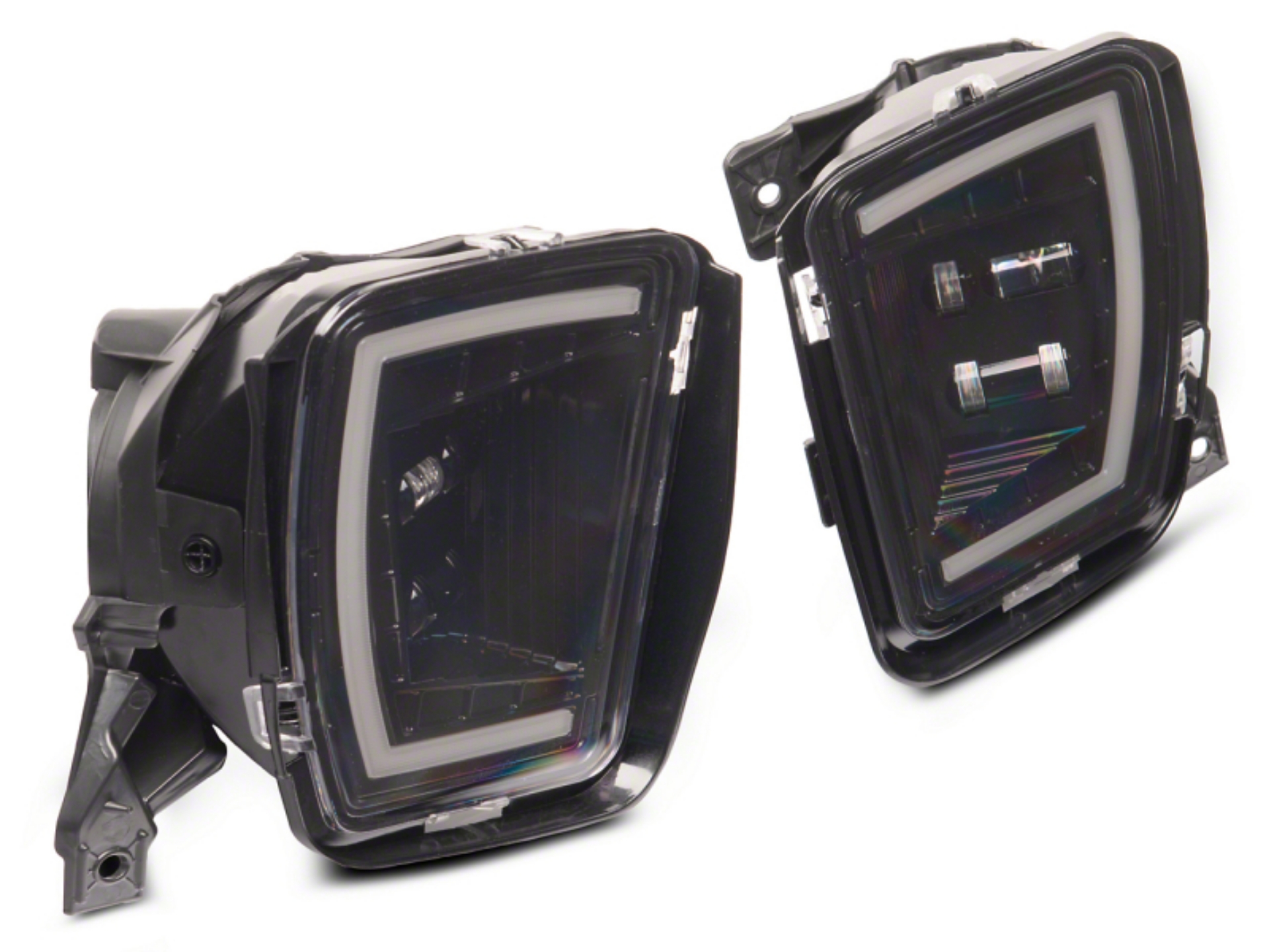Picture of Raxiom 13-18 Dodge RAM 1500 Excluding Rebel Axial Series LED Fog Lights w- LED DRL